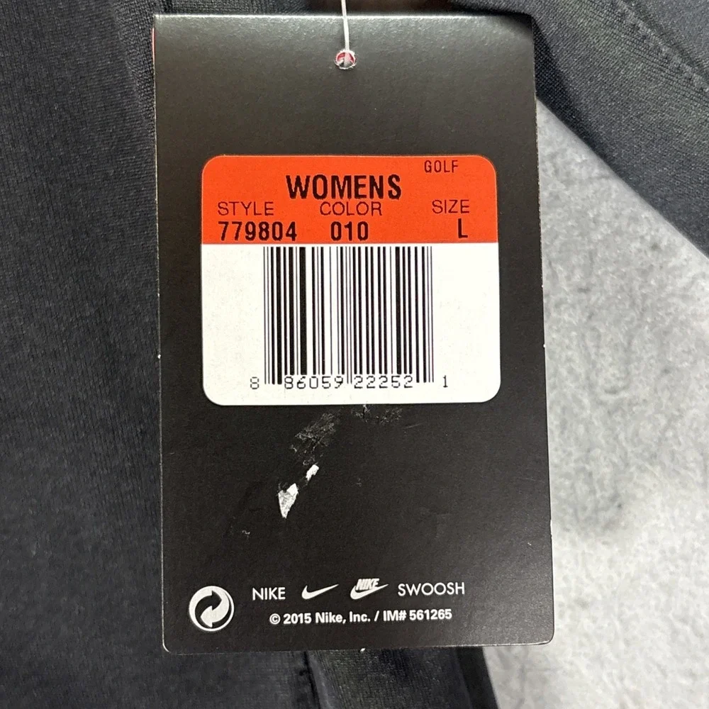 Nike Golf Dri Fit Therma Full Zip Jacket Women Large NWT Black